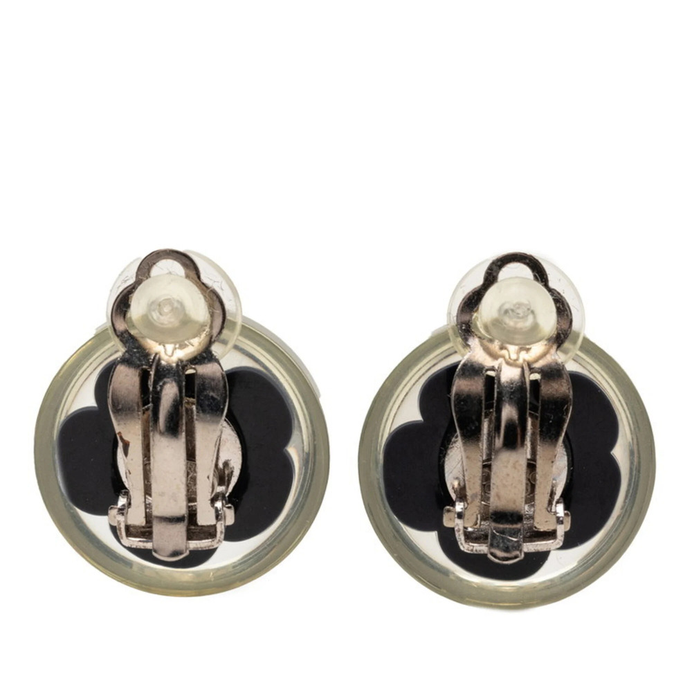 CHANEL Black Logo Earrings - Picture 2 of 4